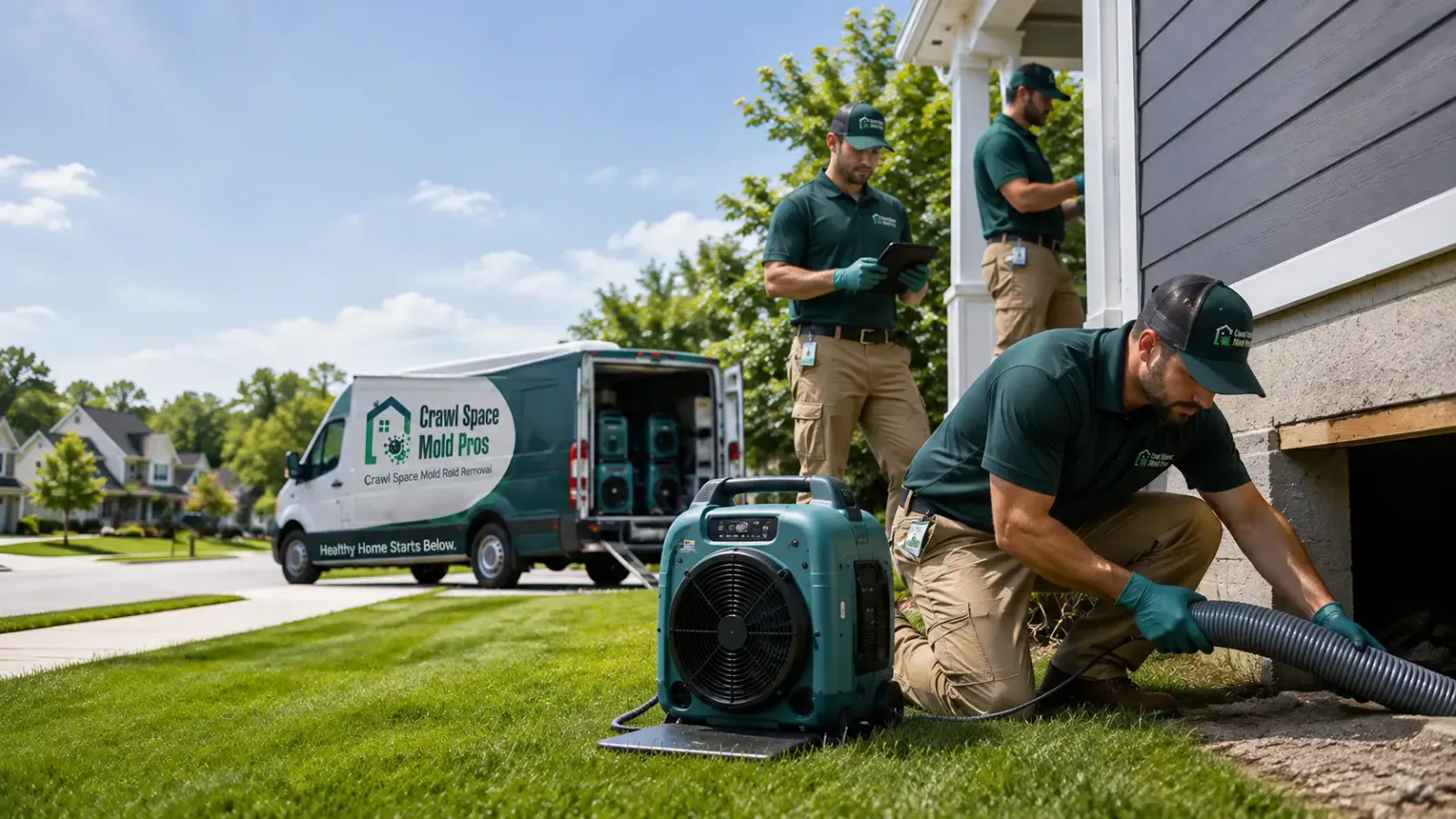 Crawl Space Mold Removal in Spalding, NE